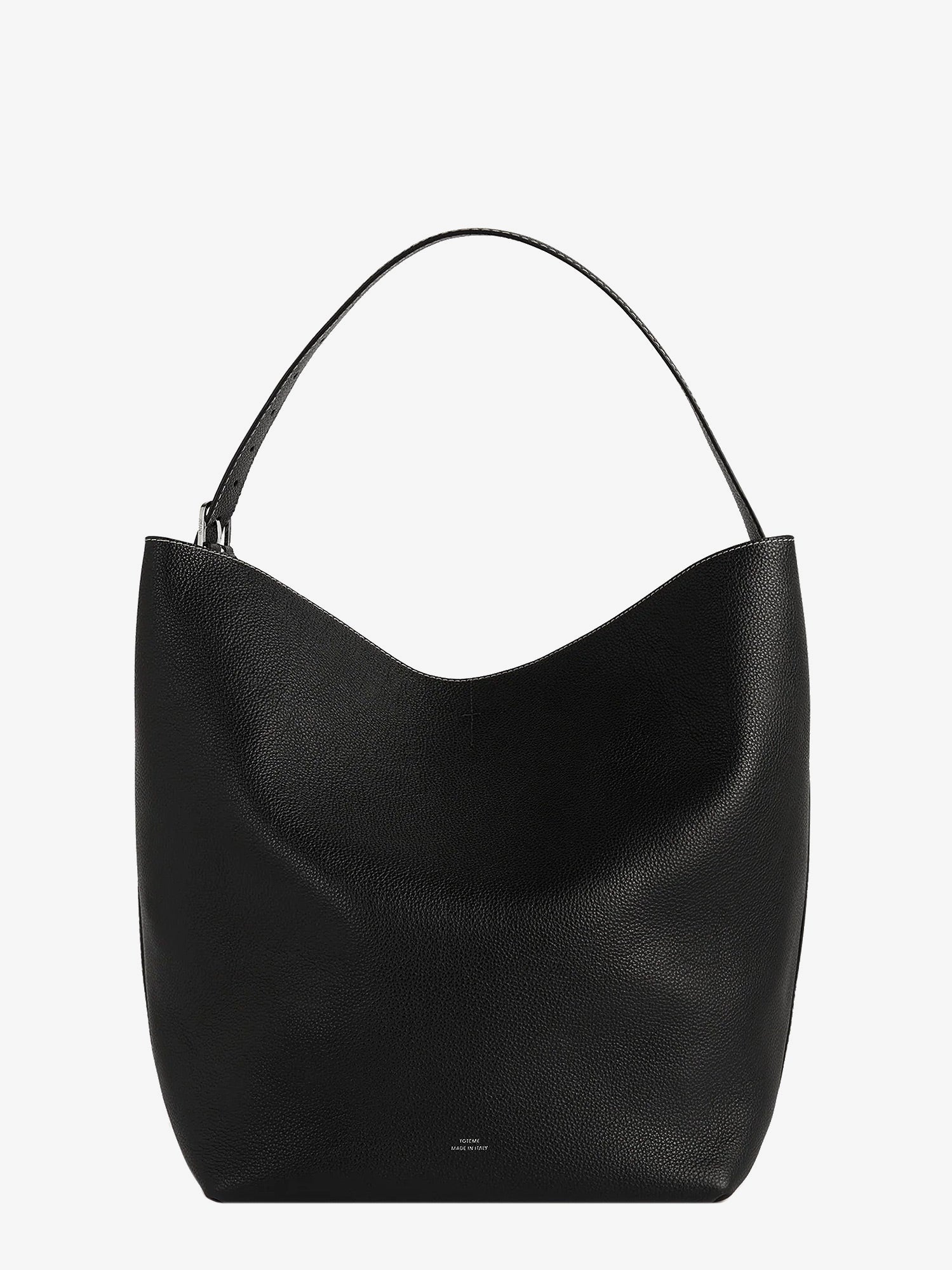 Mulepose TOTEME Toteme Women's Black Leather Shoulder Bag Sort | 234WAL853LE0030001, 0