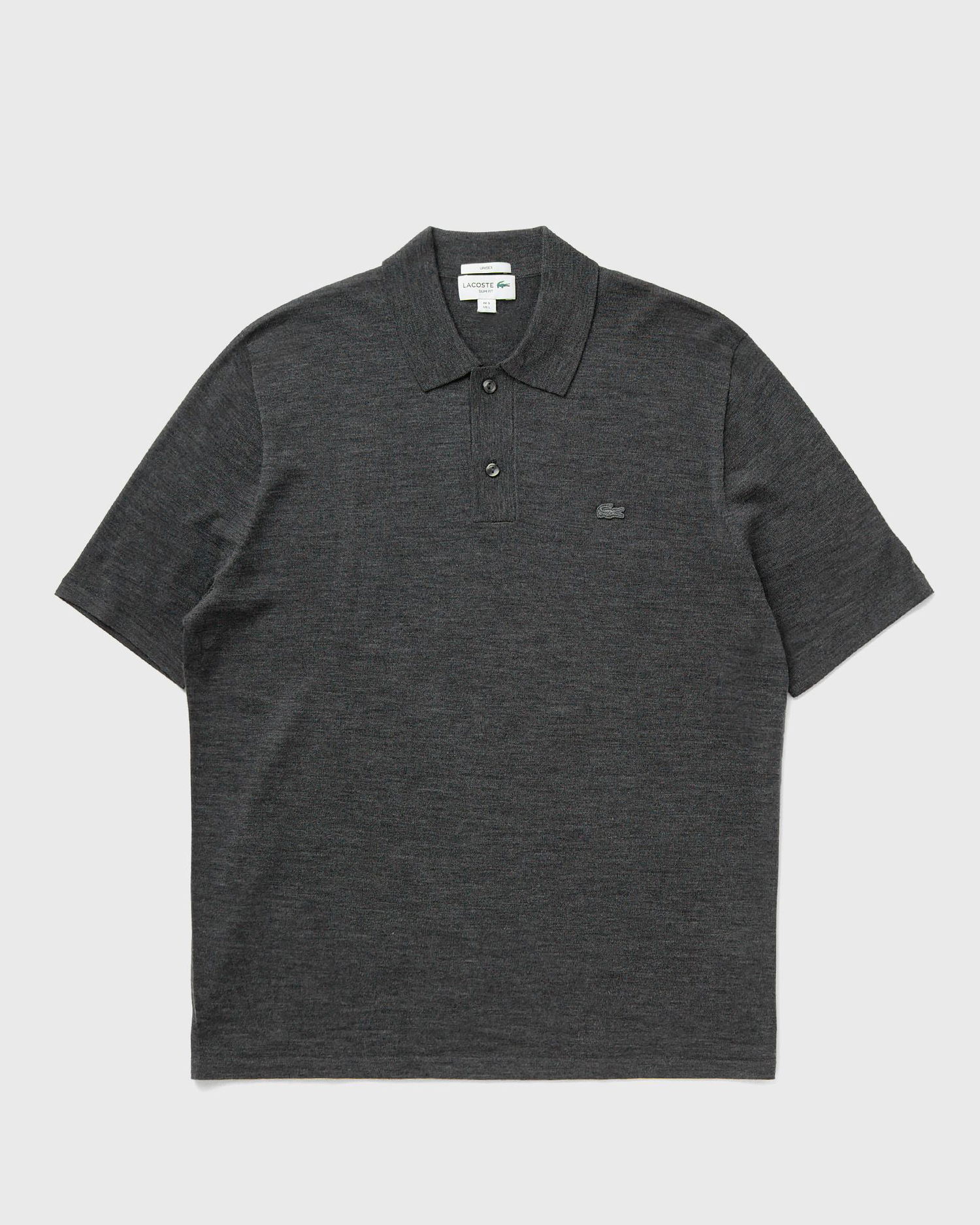 Polo skjorte Lacoste Lacoste Men's Merino Wool Polo Shirt Grå | AH1101-050, 0