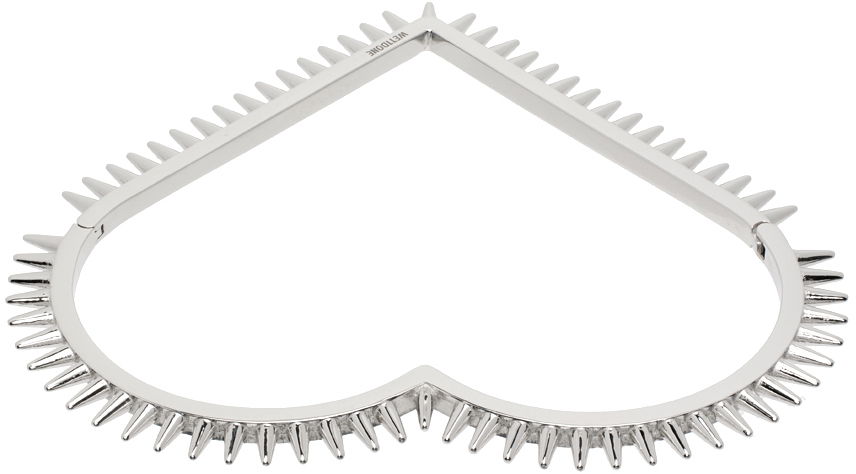 Halskæde We11done We11done Heart Spike Bracelet Metalisk | WD-AJ1-23-531-U-SV, 1