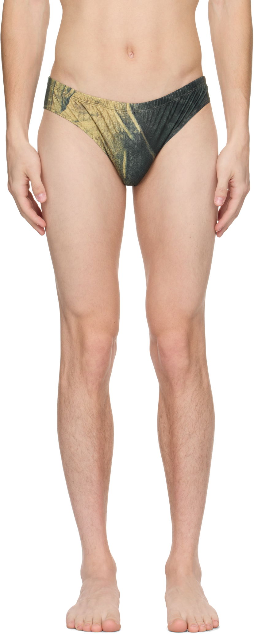 Badetøj Jean Paul Gaultier Jean Paul Gaultier Body Printed Swim Briefs Flerfarvet | 25/03-M-SW064-J010P-4812