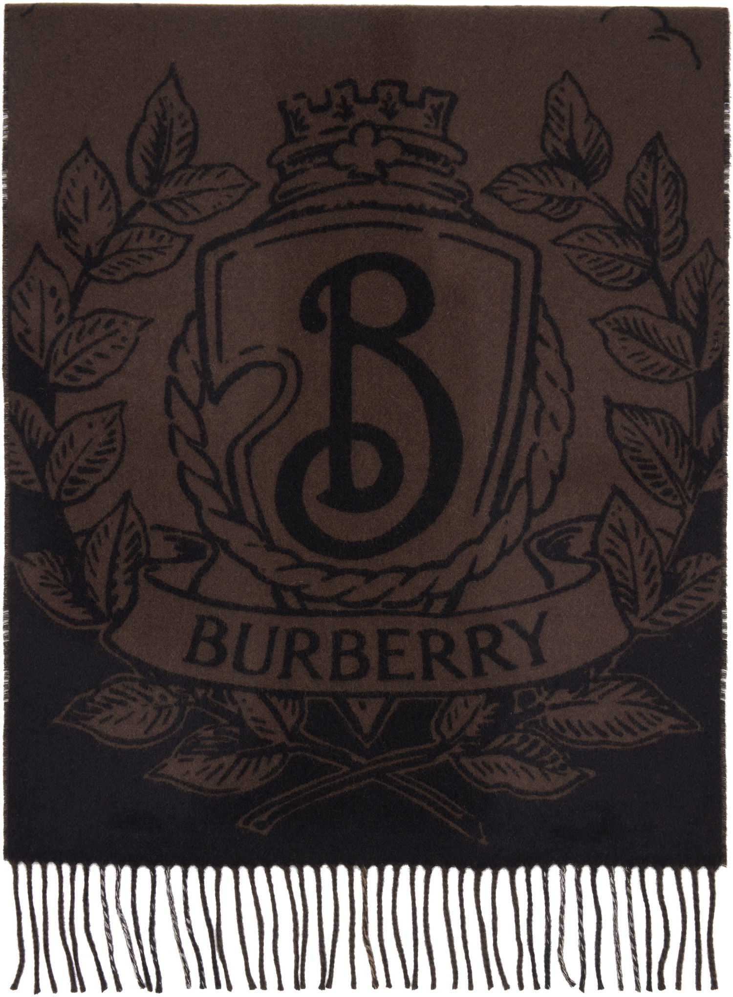 Tørklæde Burberry Reversible Knight Scarf Brun | 8112978, 0