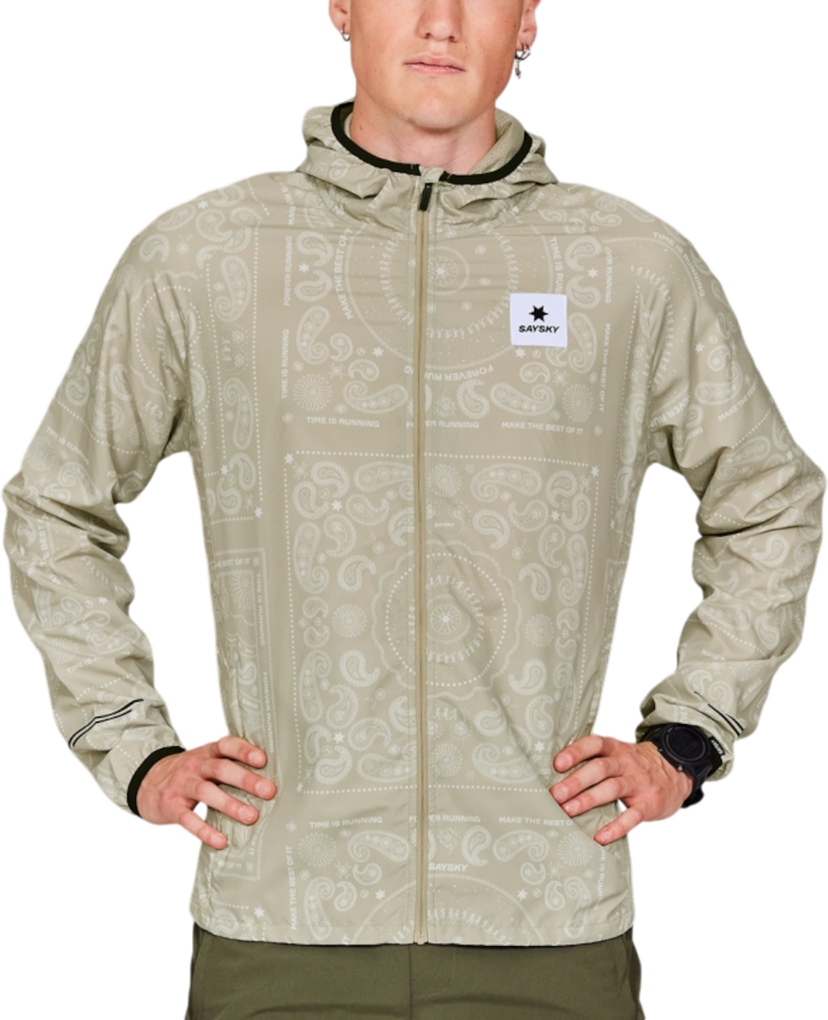 Vindjakke Saysky Saysky Paisley Pace Hooded Jacket Beige | mmrja04c1021