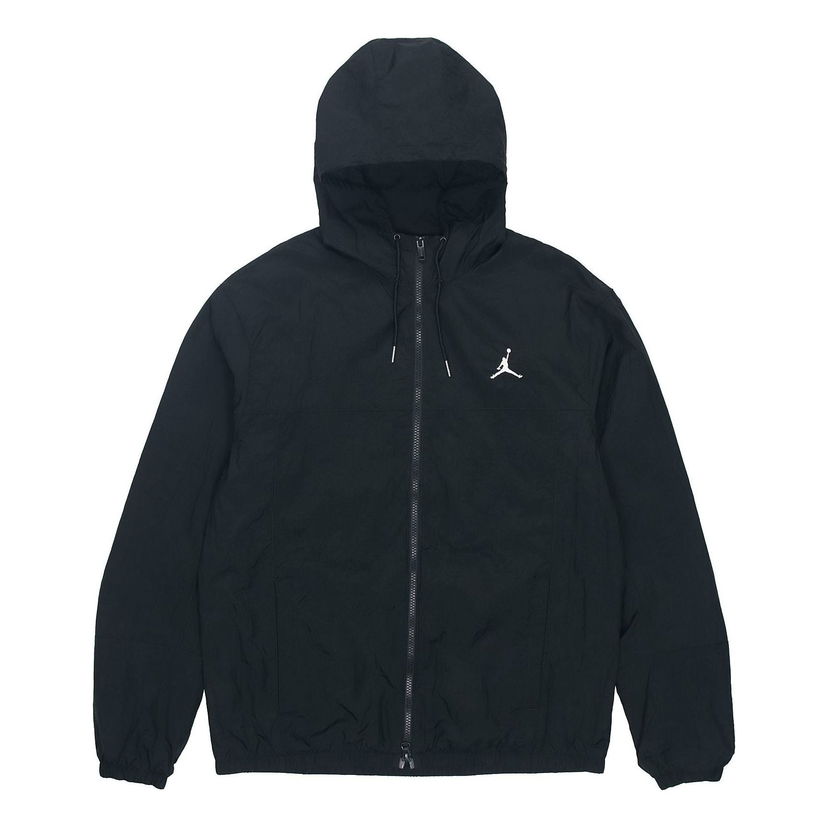 Vindjakke Jordan Jordan Windproof Hooded Jacket Sort | DJ0253-010
