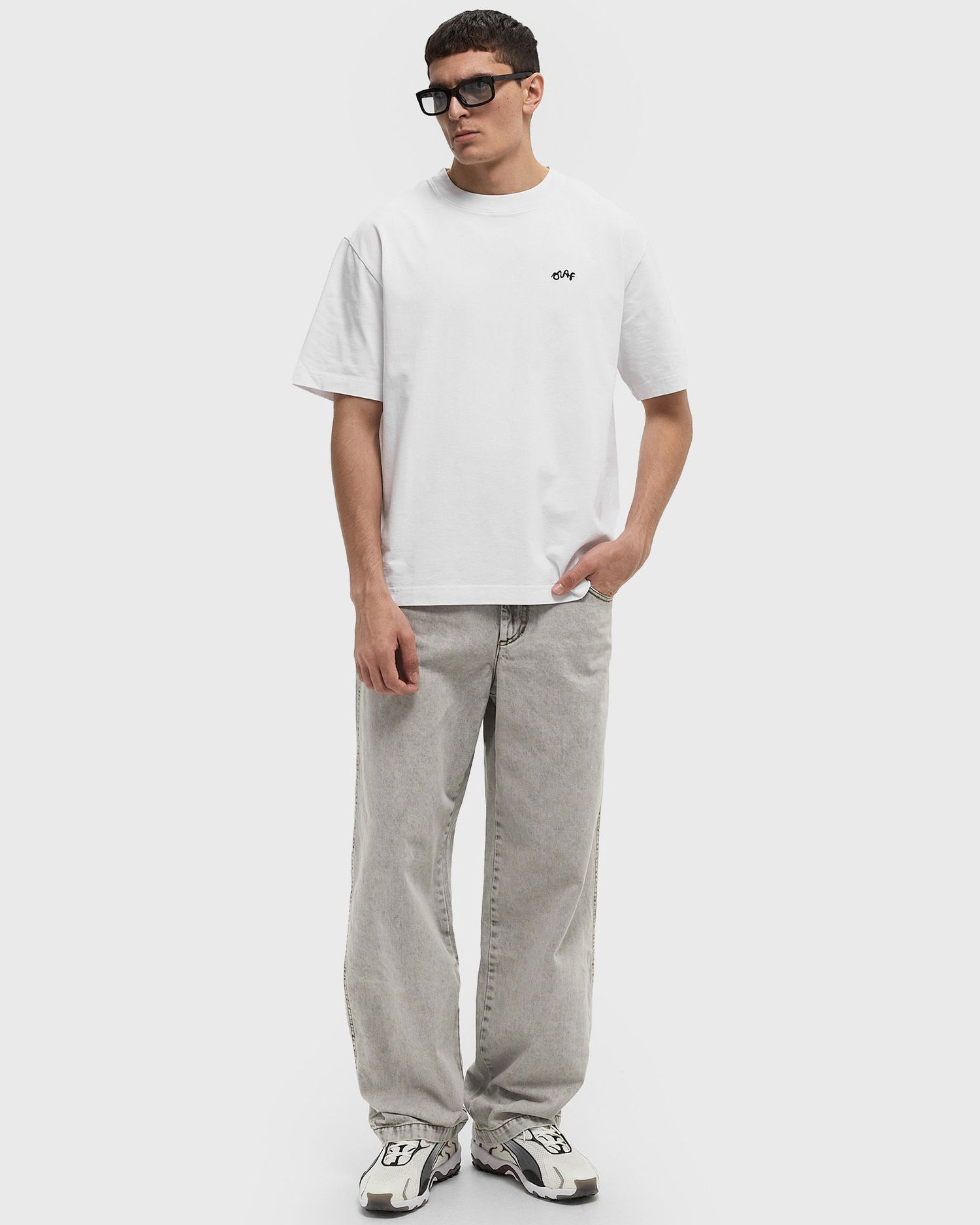 T-shirt ØLÅF Olaf Signature Tee Hvid | M190105, 1