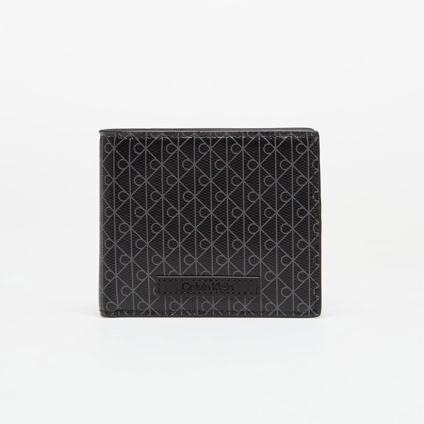 Tegnebog CALVIN KLEIN Calvin Klein Emblem Aop Billfold Wallet Sort | LV04D1085G UB1