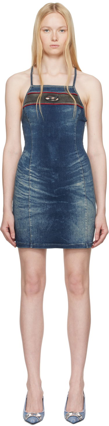 Kjole Diesel Diesel Denim Mini Dress Blå | A17351 0ABCZ, 0