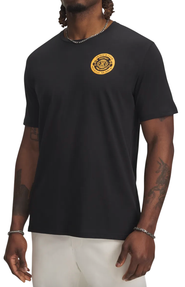 T-shirt Under Armour Under Armour Armour Club Short Sleeve T-Shirt Sort | 6005612-001