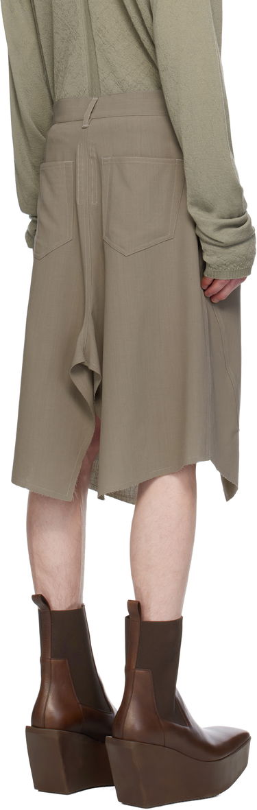 Nederdel Rick Owens Rick Owens Hollywood Slivered Skirt Grøn | RU01E5345 WLP, 2