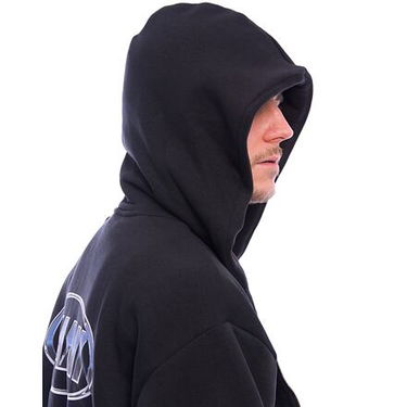 Sweatshirt Karl Kani Karl Kani Woven Signature Chrome Zip Hoodie Sort | KK-60220175, 6