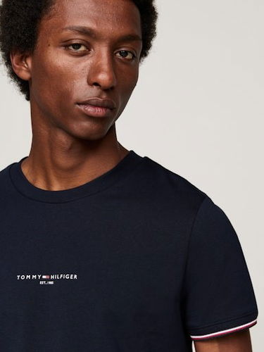 T-shirt Tommy Hilfiger S/S T-Shirt Sort | MW0MW32584DW5, 2
