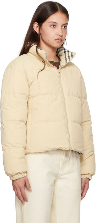 Puffer jakke Burberry Burberry Check Reversible Down Jacket Beige | 8098488, 3