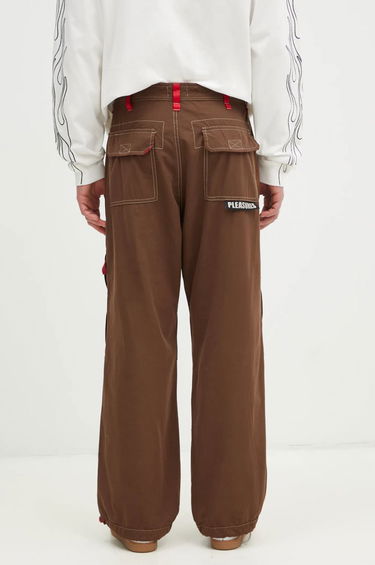Cargo bukser Pleasures PLEASURES Public Utility Pants Brun | P24W011, 2