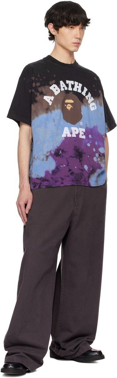 T-shirt BAPE Tie Dye College Relaxed Fit T-shirt Flerfarvet | 001CSK801003M, 3