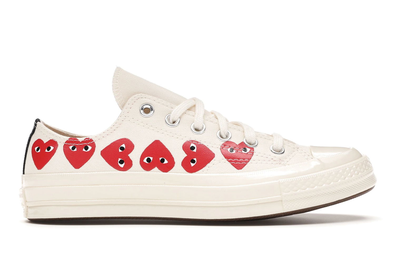 Sneakers og sko Converse Comme des Garçons Play x Chuck 70 Low Top "Multi Heart" Beige | 162975C, 0