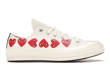 Sneakers og sko Converse Comme des Garçons Play x Chuck 70 Low Top "Multi Heart" Beige | 162975C, 0