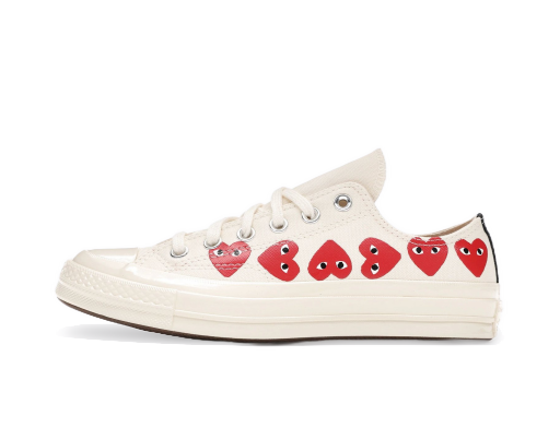 Sneakers og sko Converse Comme des Garçons Play x Chuck 70 Low Top "Multi Heart" Beige | 162975C