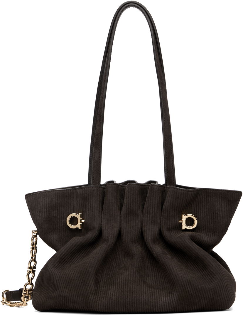 Mulepose FERRAGAMO Salvatore Ferragamo Soft Tote Brun | 785609