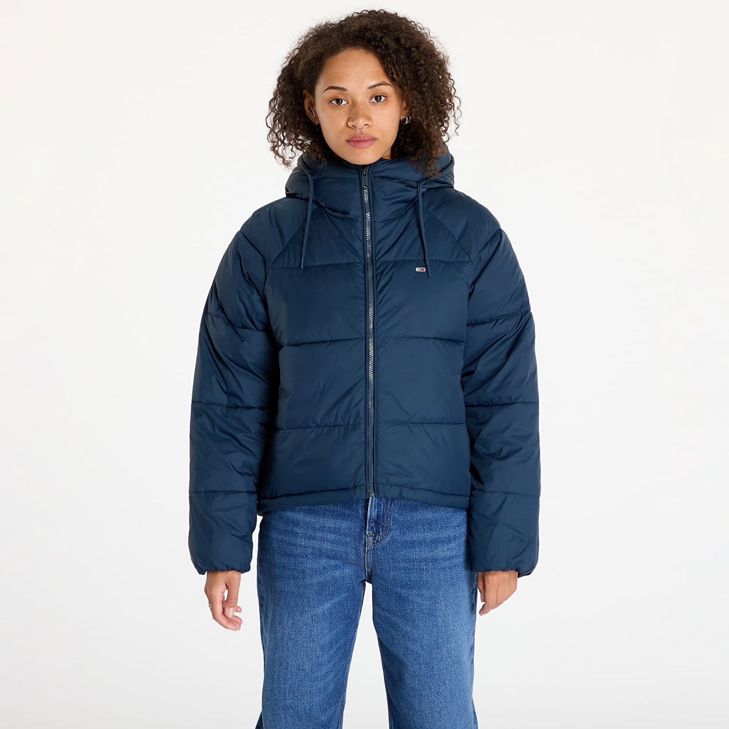 Puffer jakke Tommy Hilfiger Vail Puffer Jacket Blue Blå | DW0DW18841 C1G, 0