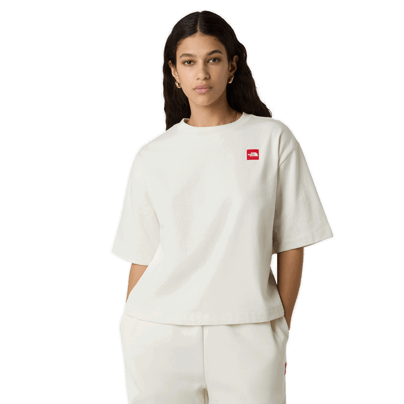 T-shirt The North Face RedBox S/S Boxy Tee Beige | NF0A8EG6QLI1