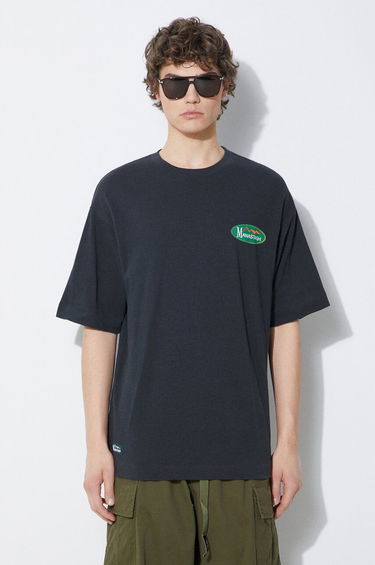 T-shirt Manastash Manastash Hemp Original Logo T-Shirt Sort | 7924134002, 2