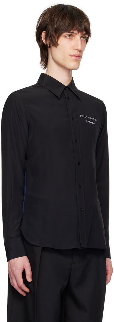 Skjorte Stella McCartney Stella McCartney Robot Shirt Sort | 6201053DS210, 1