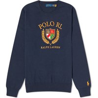 Sweatshirt Polo by Ralph Lauren Polo Ralph Lauren M Crest Logo Crew Knit Mørkeblå | 710919772001, 1