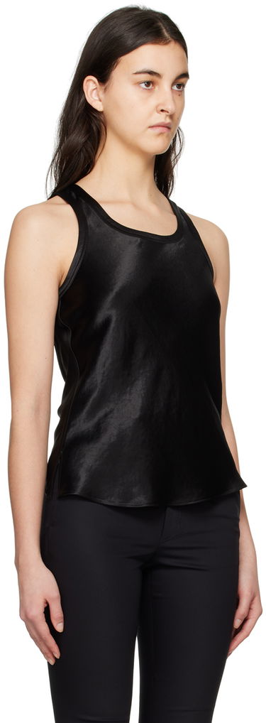 Tanktop Helmut Lang Scoop Neck Tank Top Sort | N01HW508, 1