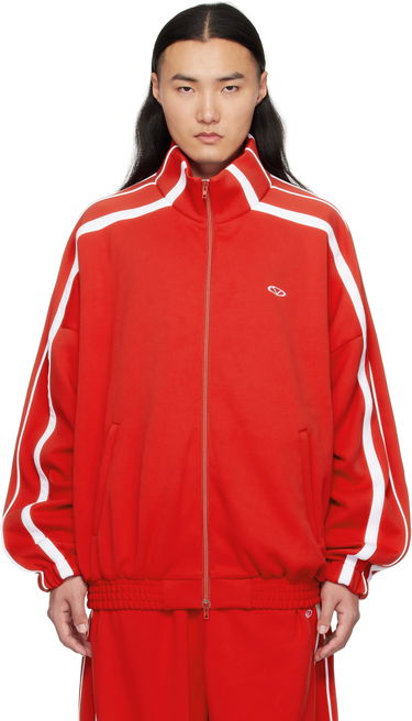 Træningsdragt VETEMENTS Vetements Oval Logo Gym Track Jacket Rød | UA66JA360R, 0
