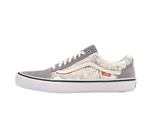 Skateboarding Vans Old Skool Pro No Comply Daniel Johnston Grå | VN000ZD40GC