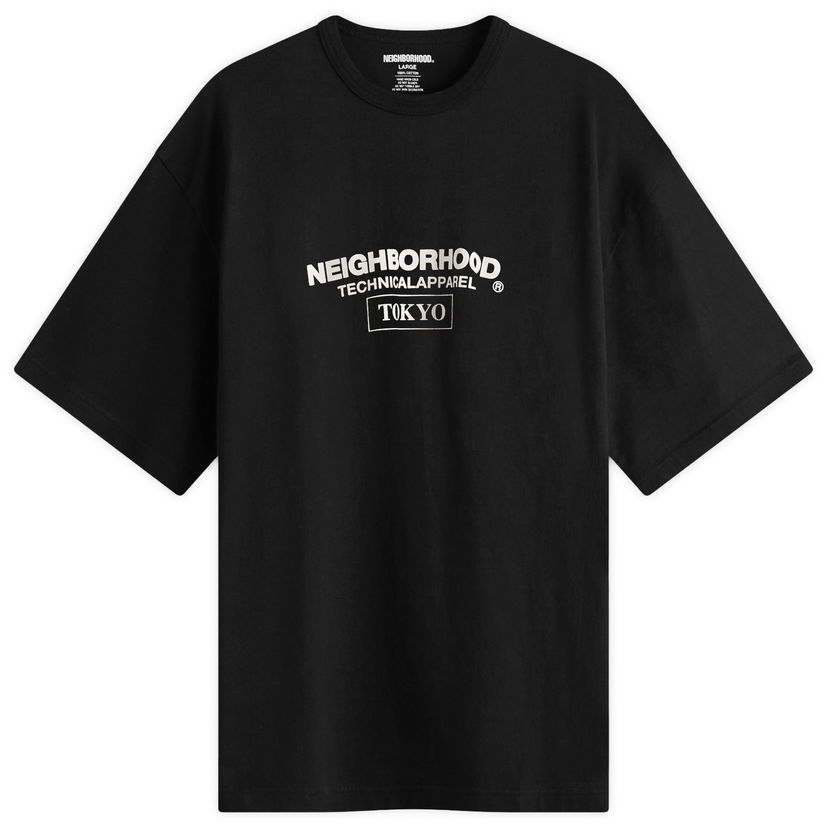 T-shirt Neighborhood Technical Apparel Tokyo Graphic Tee, Size Large Sort | 251PCNH-ST16-BLK