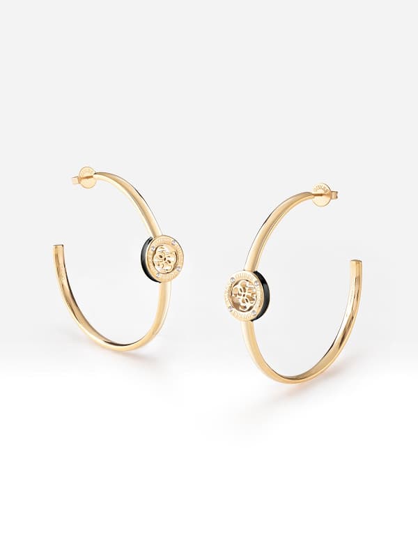 Øreringe GUESS "4G Loop” Earrings Metalisk | JUBE02284JW, 0