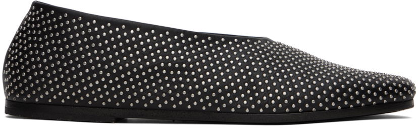 Tøj Marsèll Marsell Coltellaccio Borchie Ballerina Flats Sort | MW8176 091