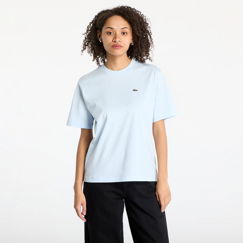T-shirt Lacoste Lacoste Soft Cotton T-Shirt Blå | TF7215 T01