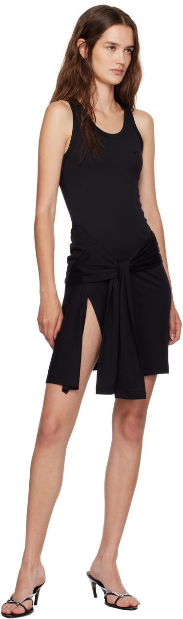 Kjole Coperni Coperni Knotted Jersey Minidress Sort | COPJS160F5009, 3