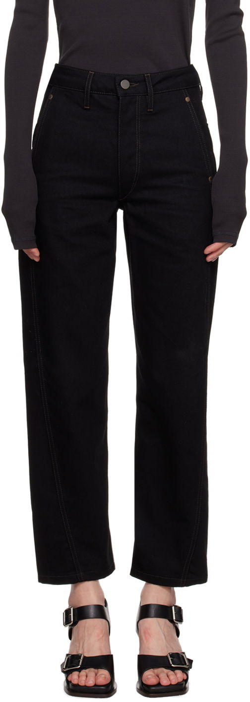 Jeans LEMAIRE Lemaire Twisted Jeans Sort | PA1051 LD1000, 0