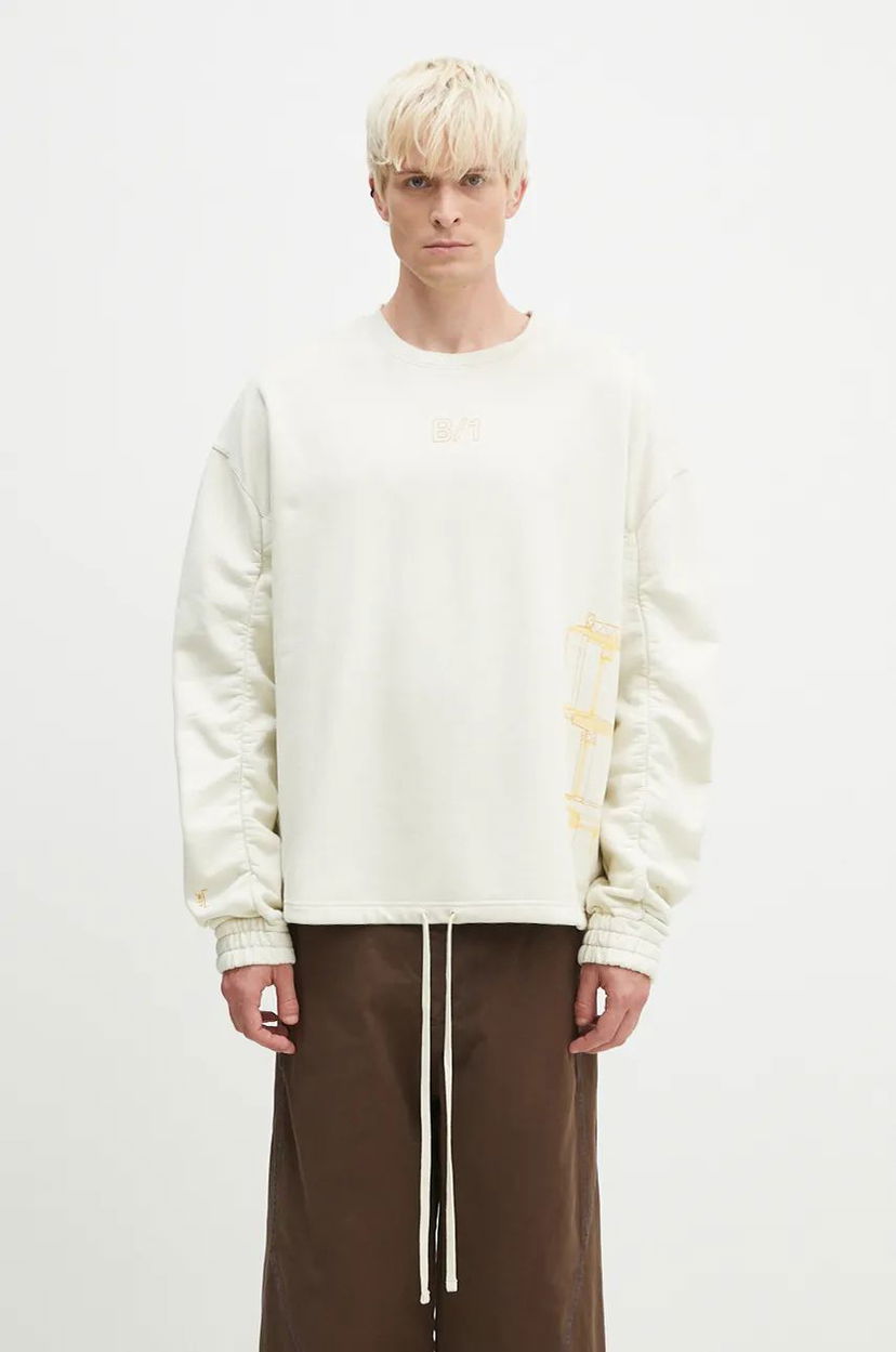 Sweater A-COLD-WALL* Crewneck Sweatshirt Beige | ACWMW206