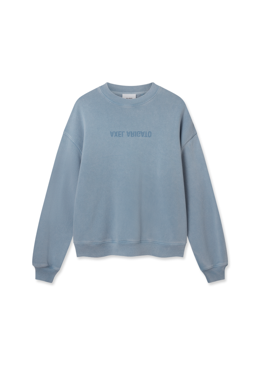 Sweatshirt AXEL ARIGATO Washed Blue Sweatshirt Blå | A3122002