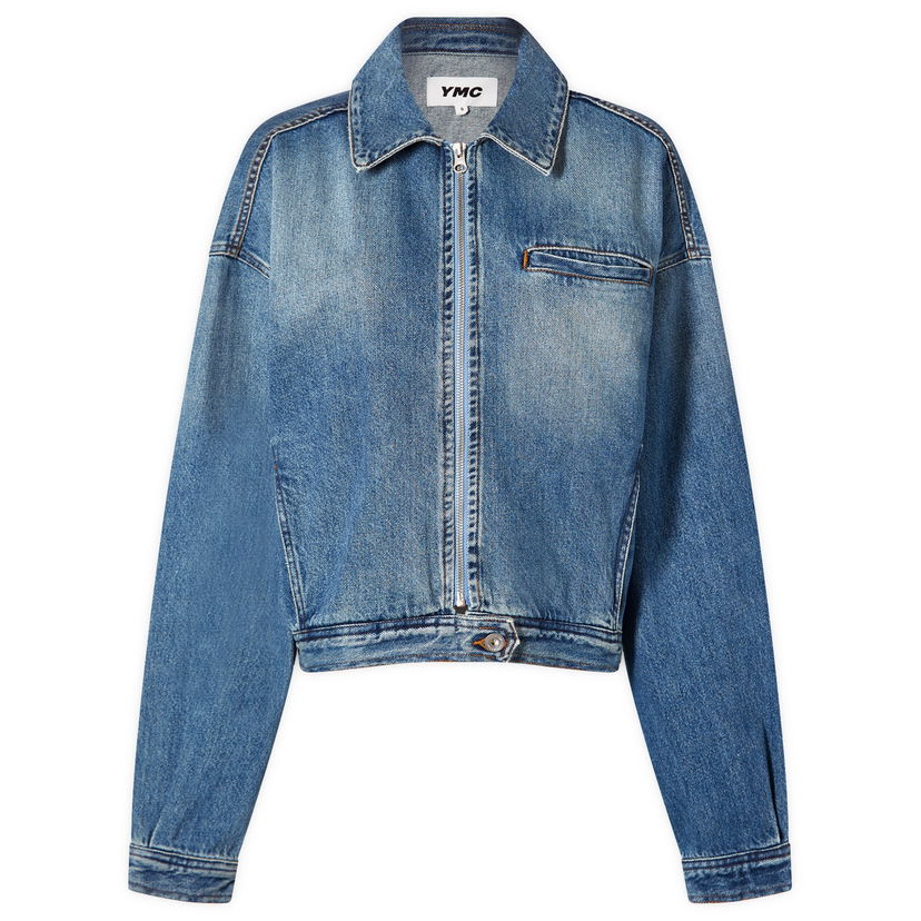 Jakke YMC Burnside Denim Jacket Blå | Q5WMF-40