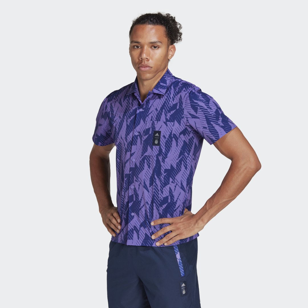 Skjorte adidas Originals Argentina Icon Shirt Lilla | HR3048, 1