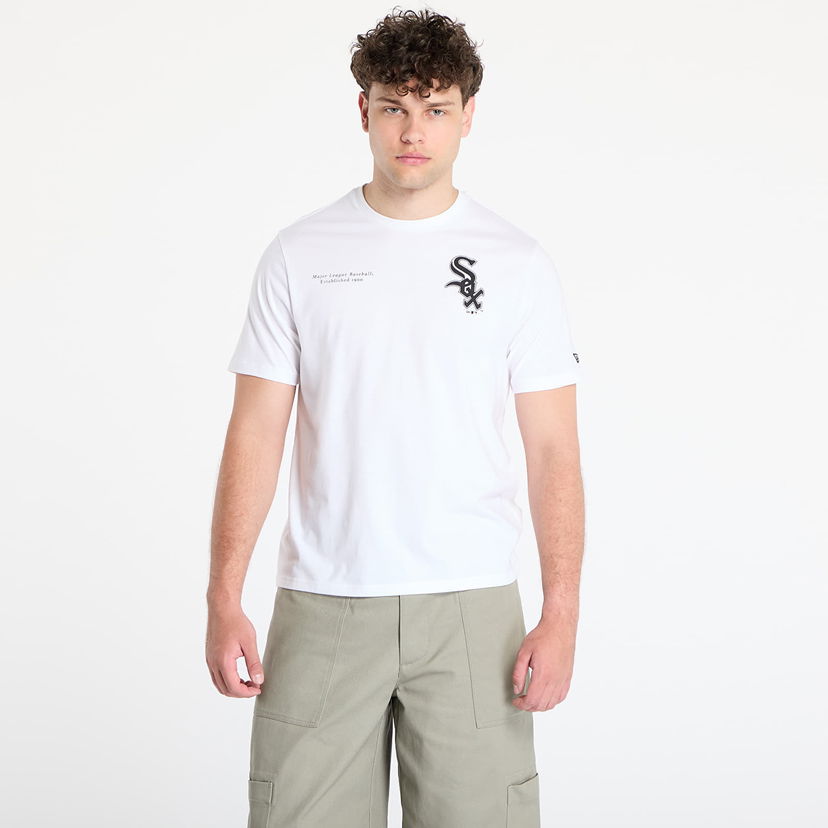 T-shirt New Era New Era Chicago White Sox Arch Graphic Regular Fit Tee Hvid | 60667712