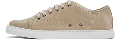Sneakers og sko LANVIN DBB1 Suede & Patent Leather Sneakers Grå | FW-SKDBB1-VBAL-H24, 2