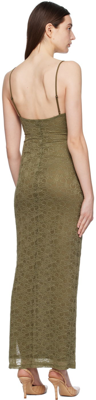 Kjole Miaou Miaou Thais Lace Maxi Dress Grøn | 5019SLHUN, 2