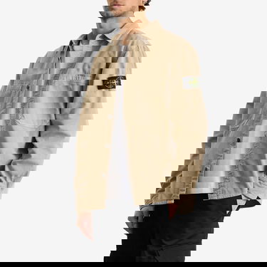 Skjorte Stone Island Old Effect Garment Dyed Overshirt Beige | K2S151200025-V019A, 2