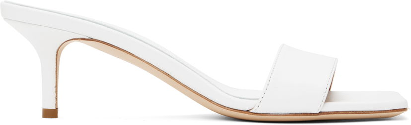 Tilbehør Aeyde Aeyde Ilvy Leather Mules Hvid | A11-HS-GAIS55TB155-SS25-1020-007