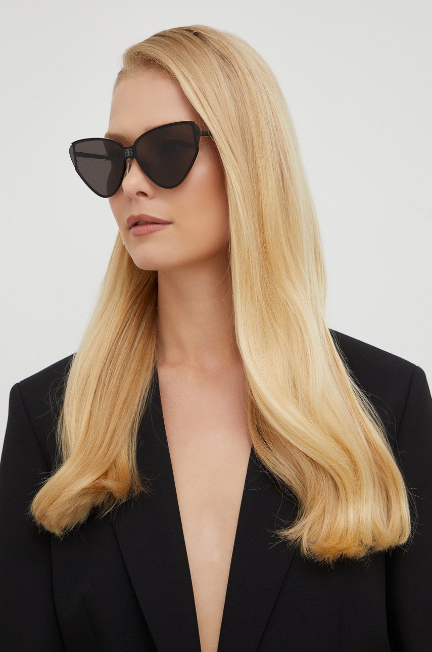 Solbriller Balenciaga Sunglasses Sort | BB0191S, 0