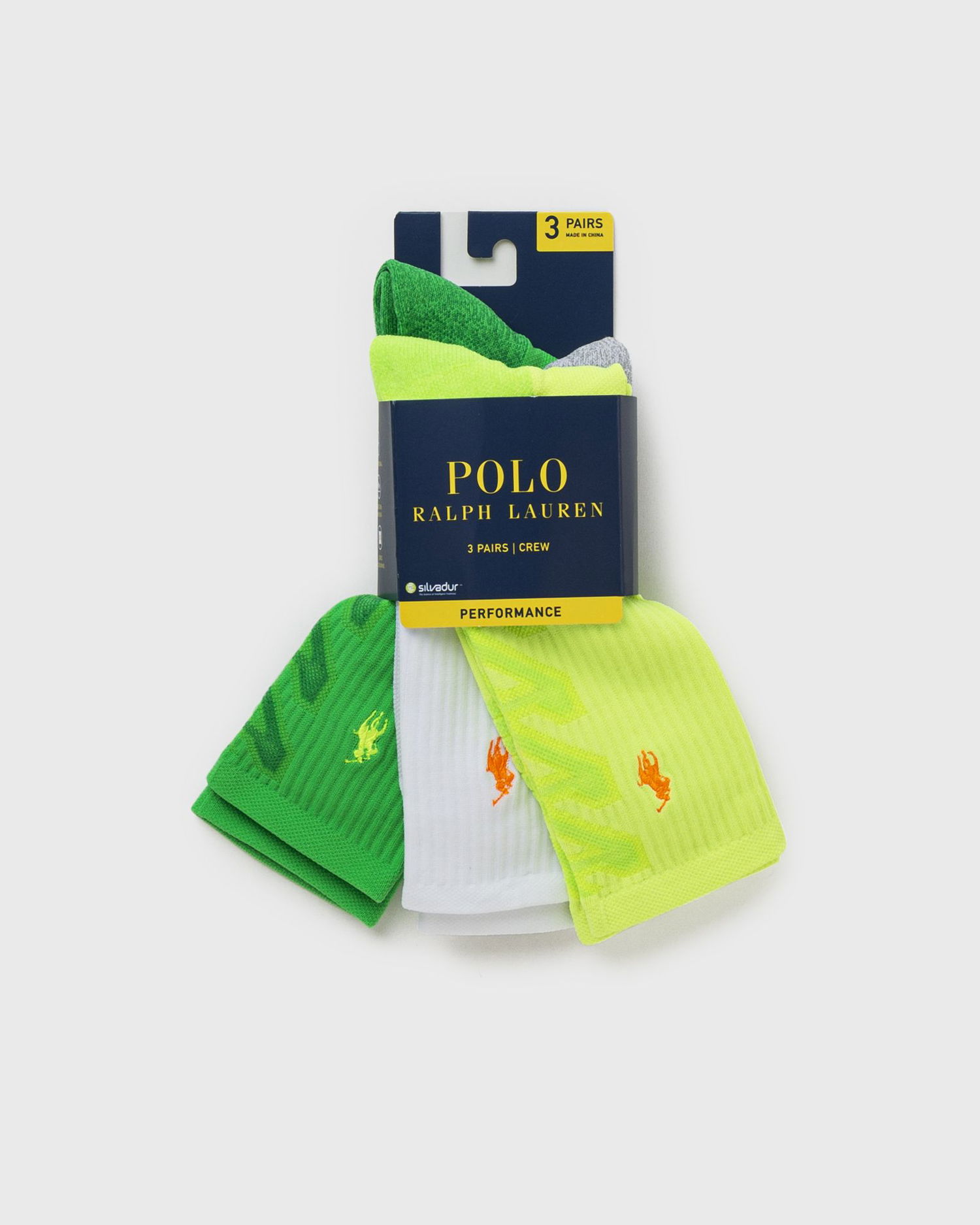 Sokker Polo by Ralph Lauren ADVTR TECH-CREW SOCK-3 PACK Flerfarvet | 3616851513346, 0