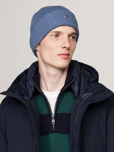 Beanie Tommy Hilfiger Beanie Blå | AM0AM12796DBW, 0