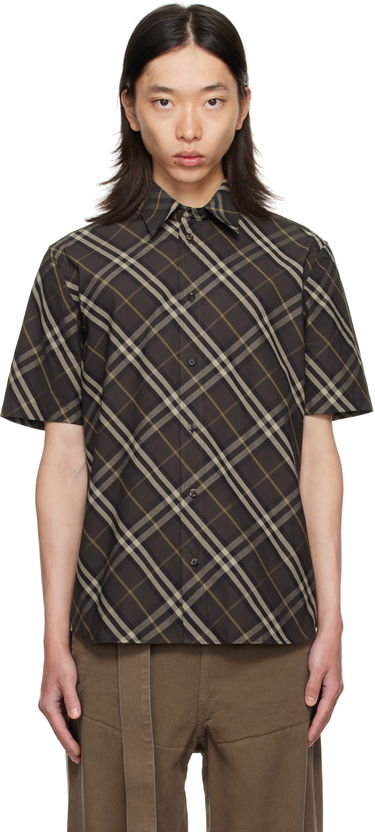 Skjorte Burberry Burberry Relaxed Fit Check Cotton Shirt Brun | 8116127, 0