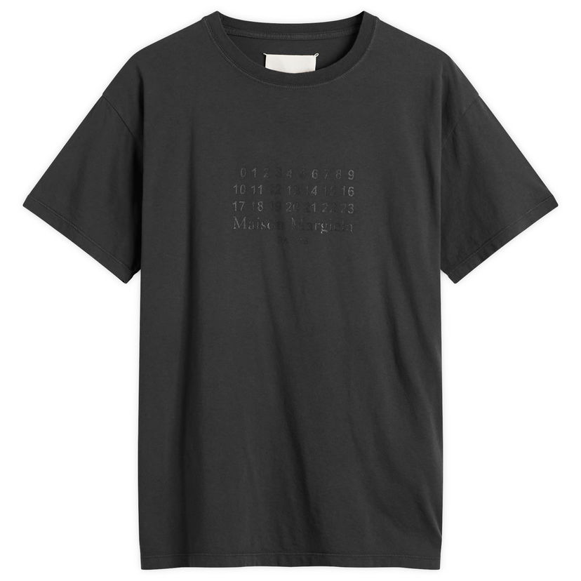 T-shirt Maison Margiela Maison Margiela Logo T-Shirt Size Large Sort | S29GC0307-S24575-973