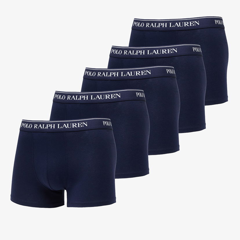 Boksere Polo by Ralph Lauren Classic Trunk 5-Pack Navy Mørkeblå | 714864292009